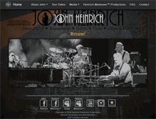 Tablet Screenshot of johnheinrich.com